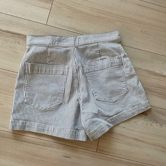 NWT Madewell The Emmett Short: Welt Pocket Edition Smoky Grape Stripe Size 24 - Picture 8 of 11